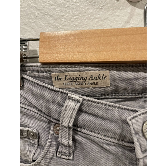 ADRIANO GOLDSCHMIED The Legging Ankle Super Skinny Ankle Grey Jeans - Picture 3 of 6